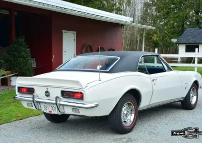 67 White Camaro
