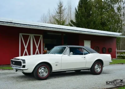67 White Camaro