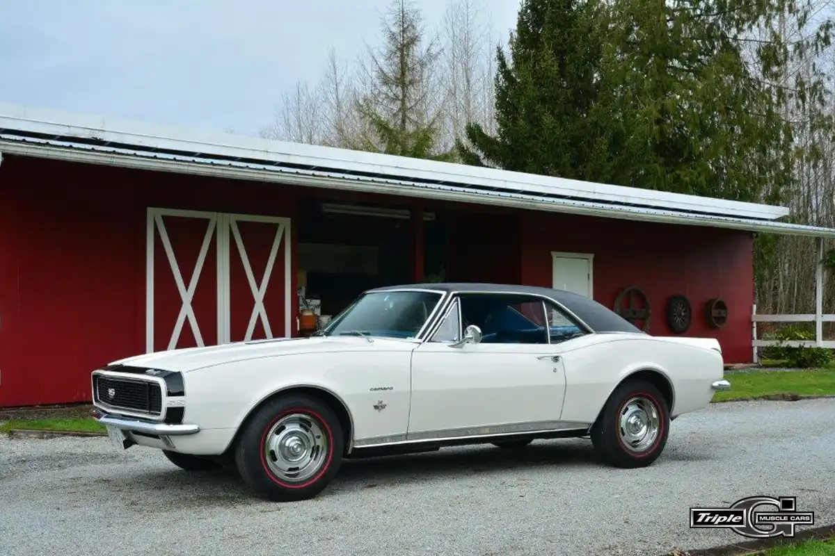 67 White Camaro