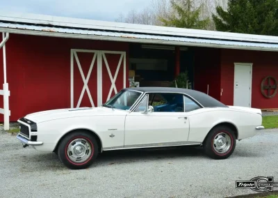 67 White Camaro