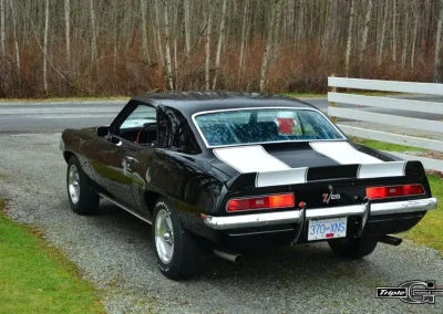 Black 1969 Camaro Z28