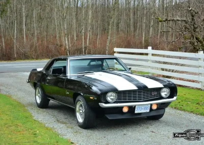 Black 1969 Camaro Z28