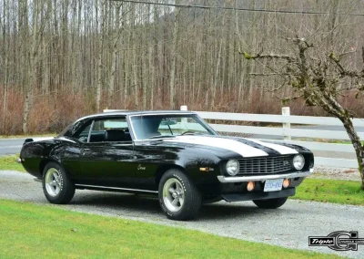 Black 1969 Camaro Z28
