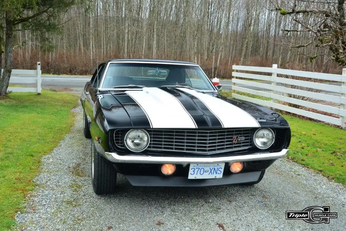 Black 1969 Camaro Z28