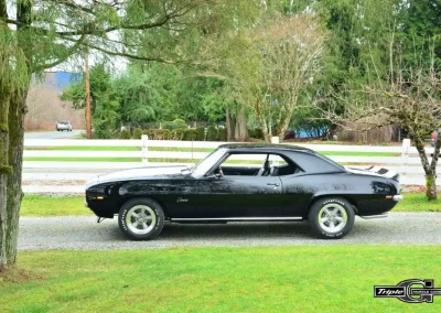 Black 1969 Camaro Z28