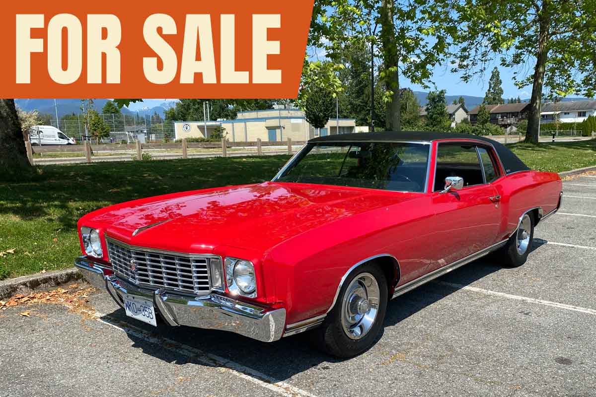1972 Monte Carlo 1972 Monte Carlo For Sale